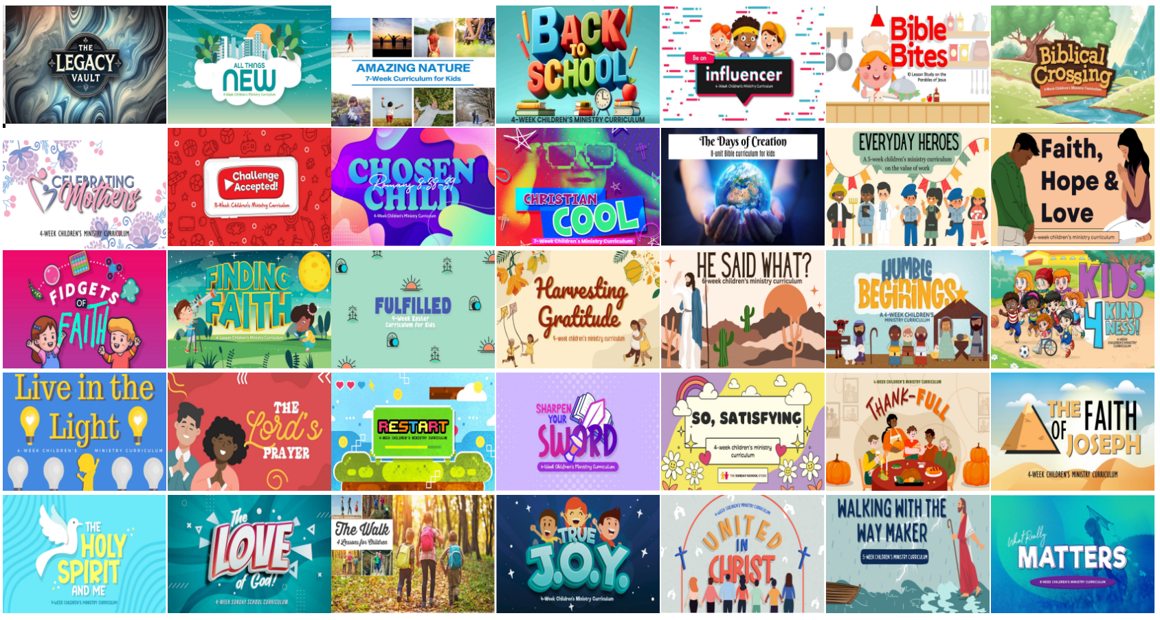 Children's Ministry Curriculum Bundle Deals Sunday School Store