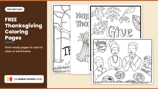 Thanksgiving Coloring Pages (FREE) 8-Page PDF Download