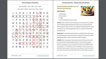 [NEW] HARVEST HOOPLA: 4-Lesson Children's Ministry Curriculum