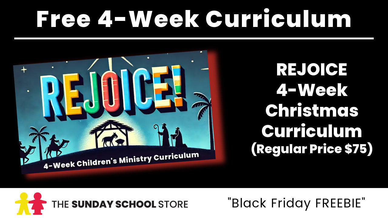 NEW 2025 REJOICE 4-Week Christmas Curriculum for Children's Ministry