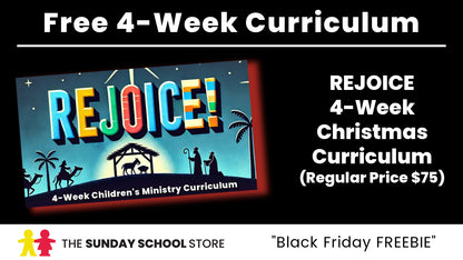 NEW 2025 REJOICE 4-Week Christmas Curriculum for Children's Ministry