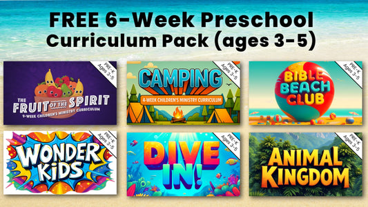 FREE Pre-K  Curriculum 6-Week Sample Pack (ages 3-5)