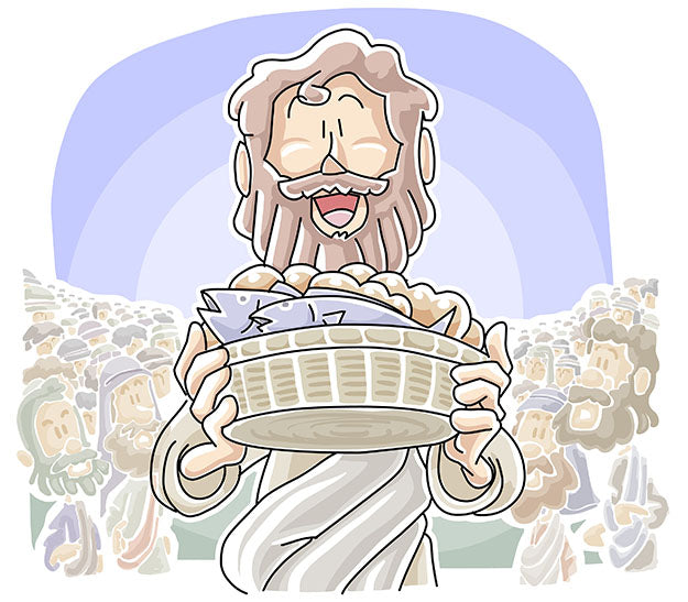 Jesus Feeds the Five Thousand (Matthew 14:13-21) Printable Bible Lesson & Sunday School Activities