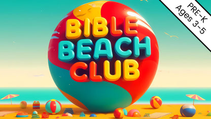 Bible Beach Club PreK 4-Week Preschool Curriculum (ages 3-5)