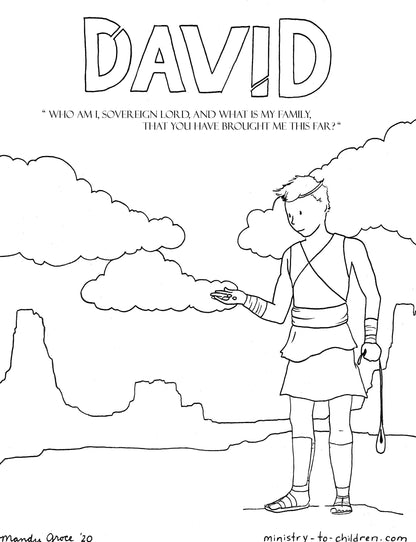 Bible Heroes Coloring Book (Free 11-Page Download) - Sunday School Store 