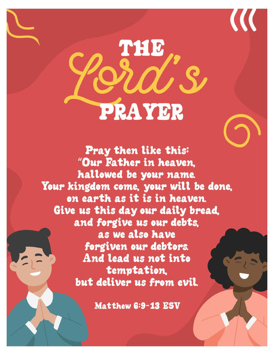The Lord's Prayer Coloring Book for Kids (FREE) 5 Pages (download