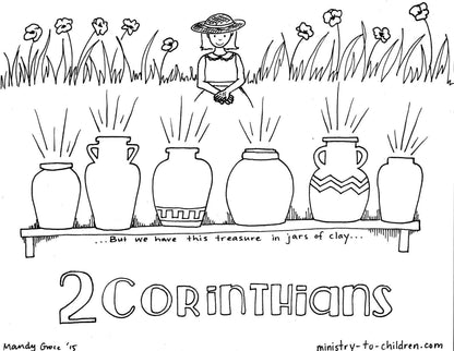 Books of the Bible Coloring Book - 66 Pages  (download only) - Sunday School Store 