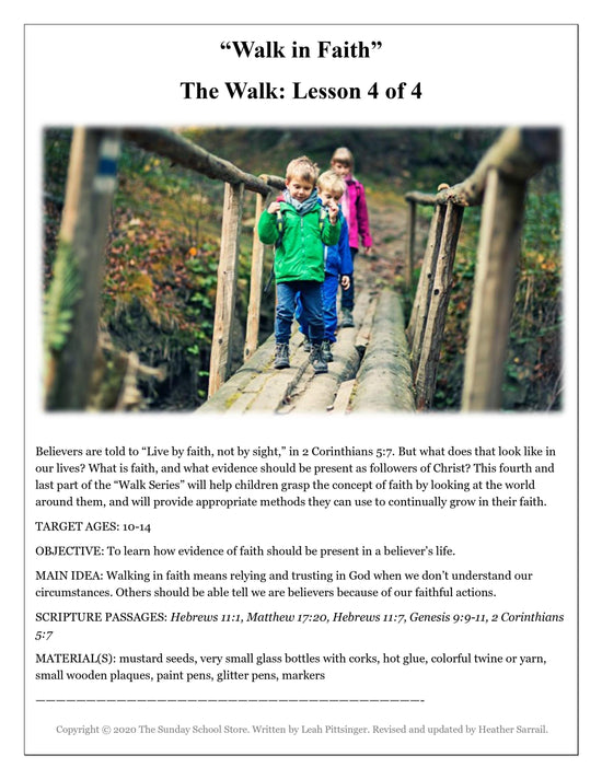 The Walk: 4-Week Study on Following Jesus (download only) - Sunday ...