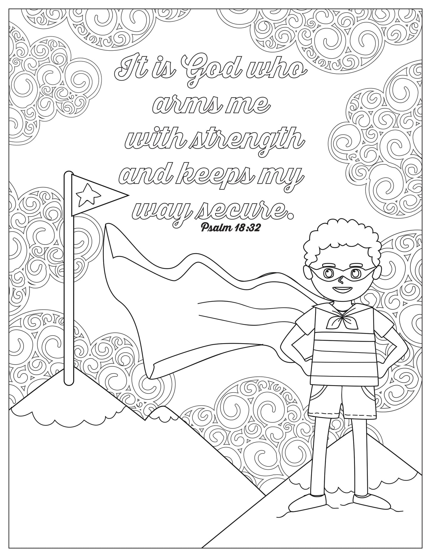 Book of Psalms: 37 Page Bible Coloring Book  (download only) - Sunday School Store 