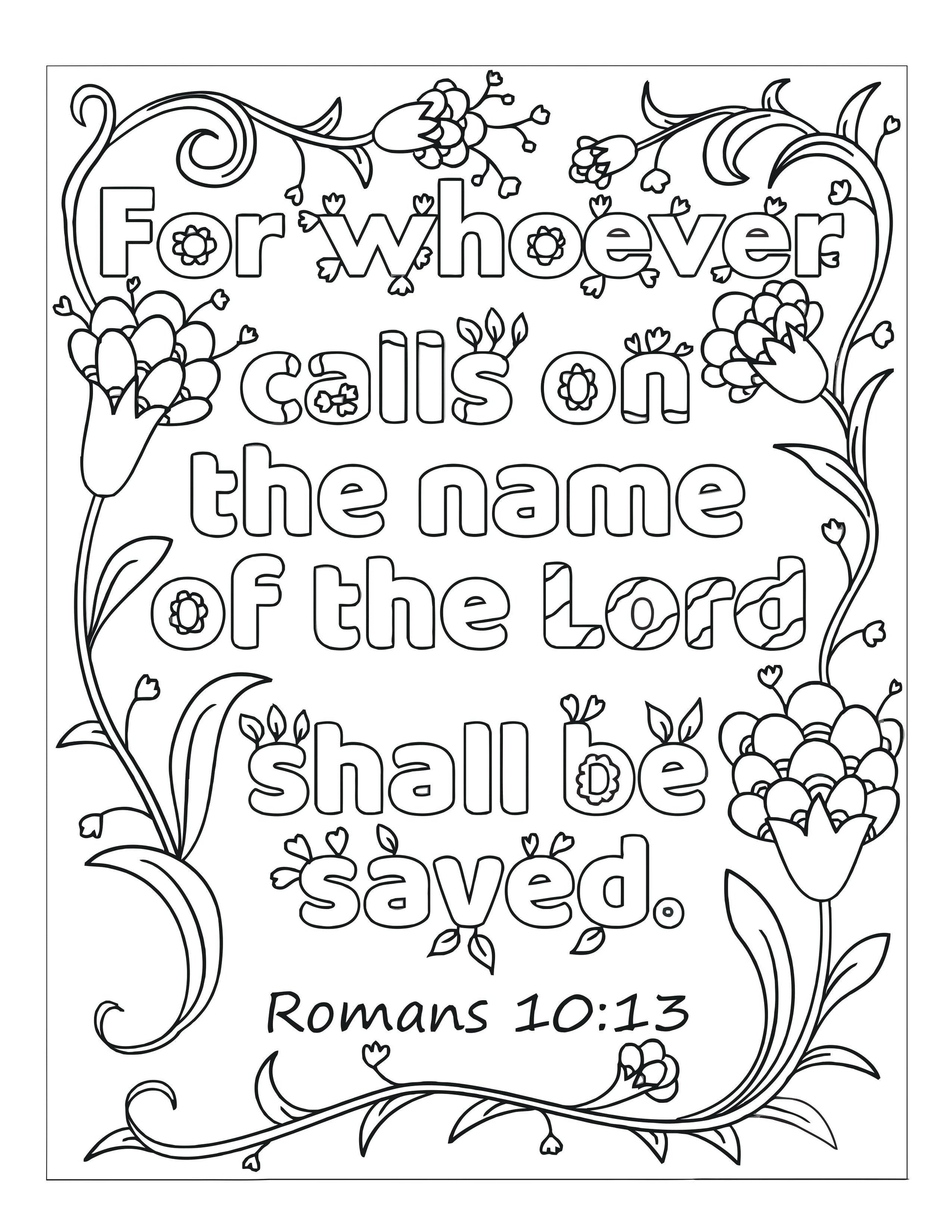 Bible Coloring Pages For Kids (Download Now) PDF Printables, 50% OFF