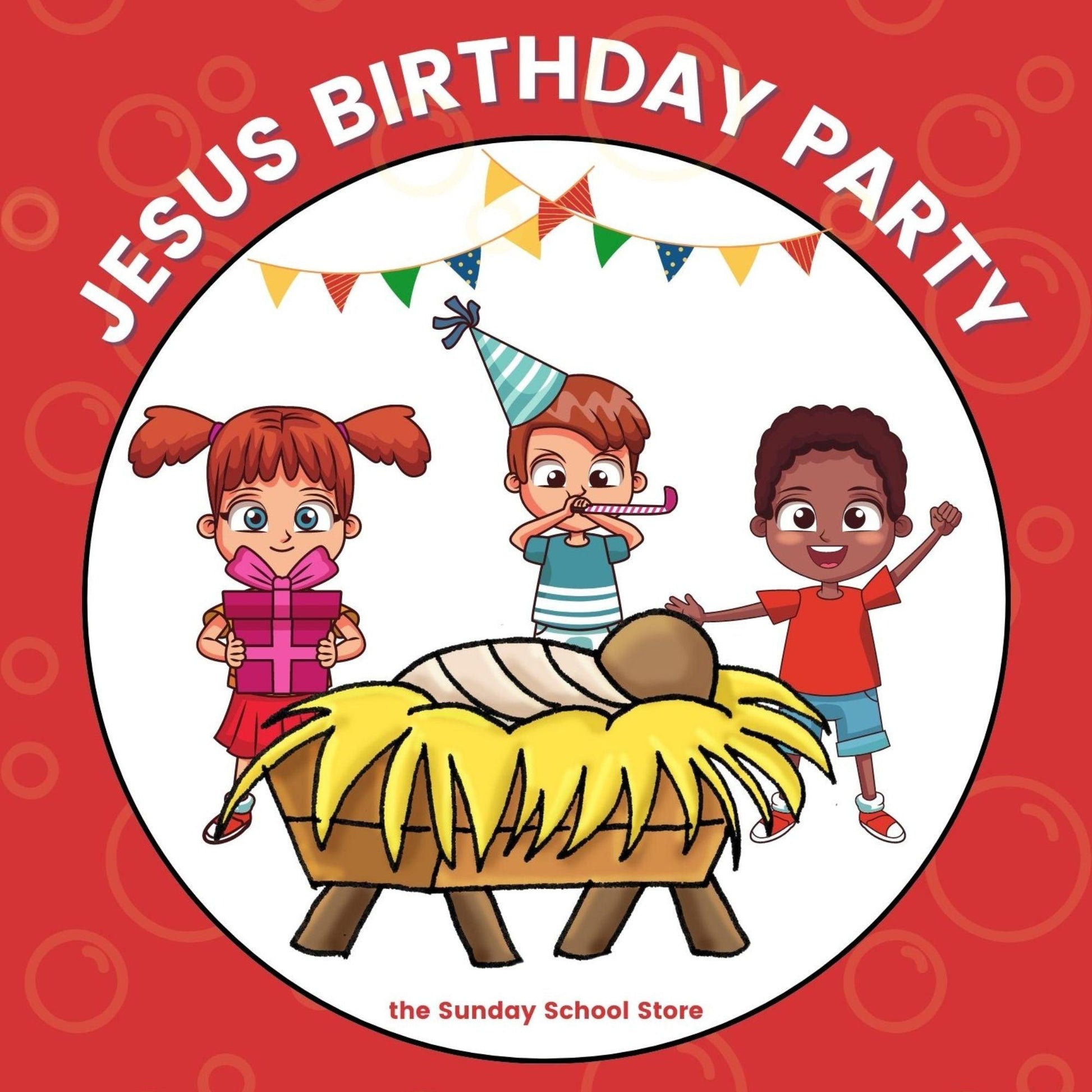 Jesus Birthday Party - Christmas Event for Church or Home - Sunday School Store 