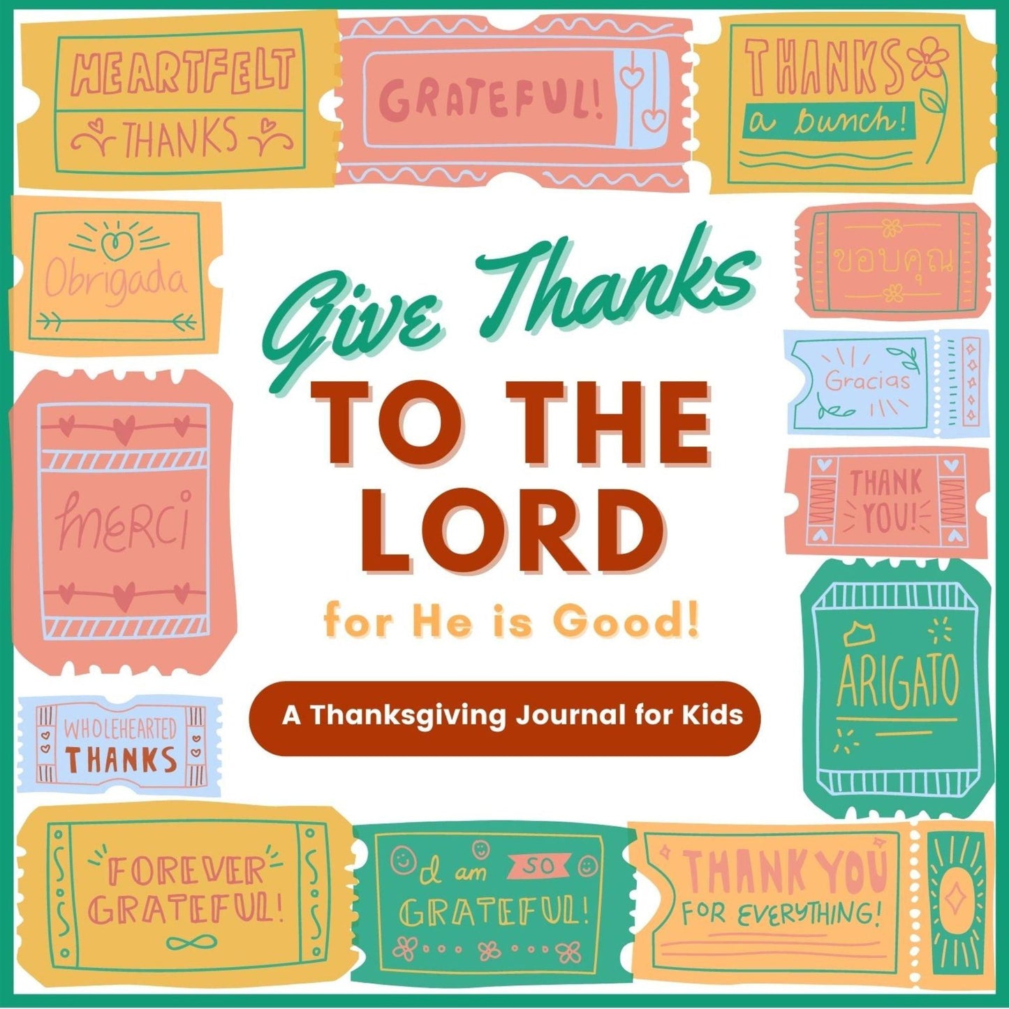31-Day Thanksgiving Journal for Kids (download only) - Sunday School Store 