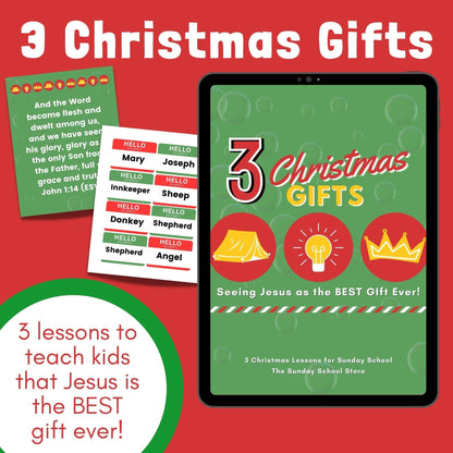 3 Christmas Gifts - 3-Week Curriculum for Christmas  (download only) - Sunday School Store 