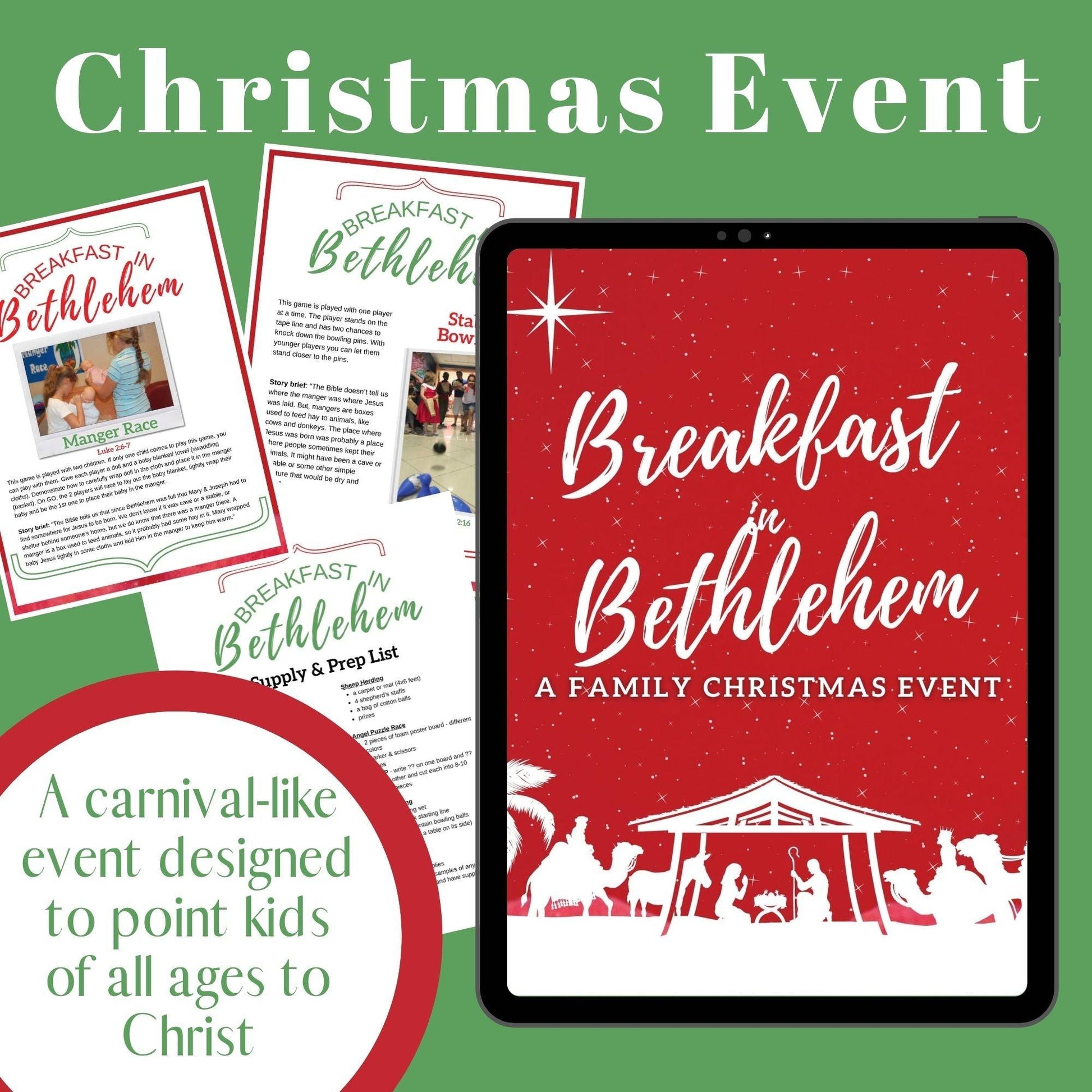 Breakfast in Bethlehem Christmas Event (download only) - Sunday School Store 