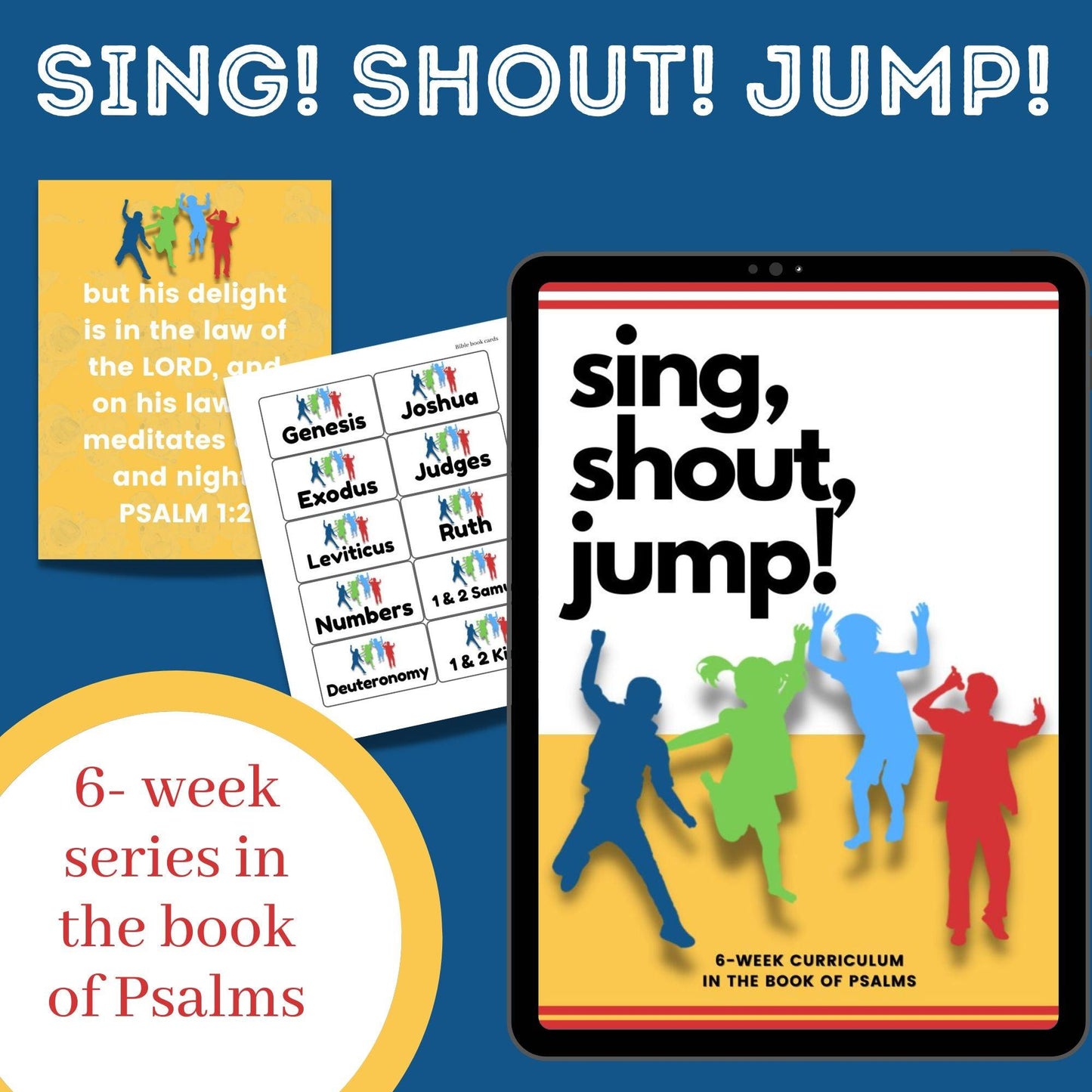 Sing! Shout! Jump! 6-Week Children's Ministry Curriculum in the Psalms (download only) - Sunday School Store 