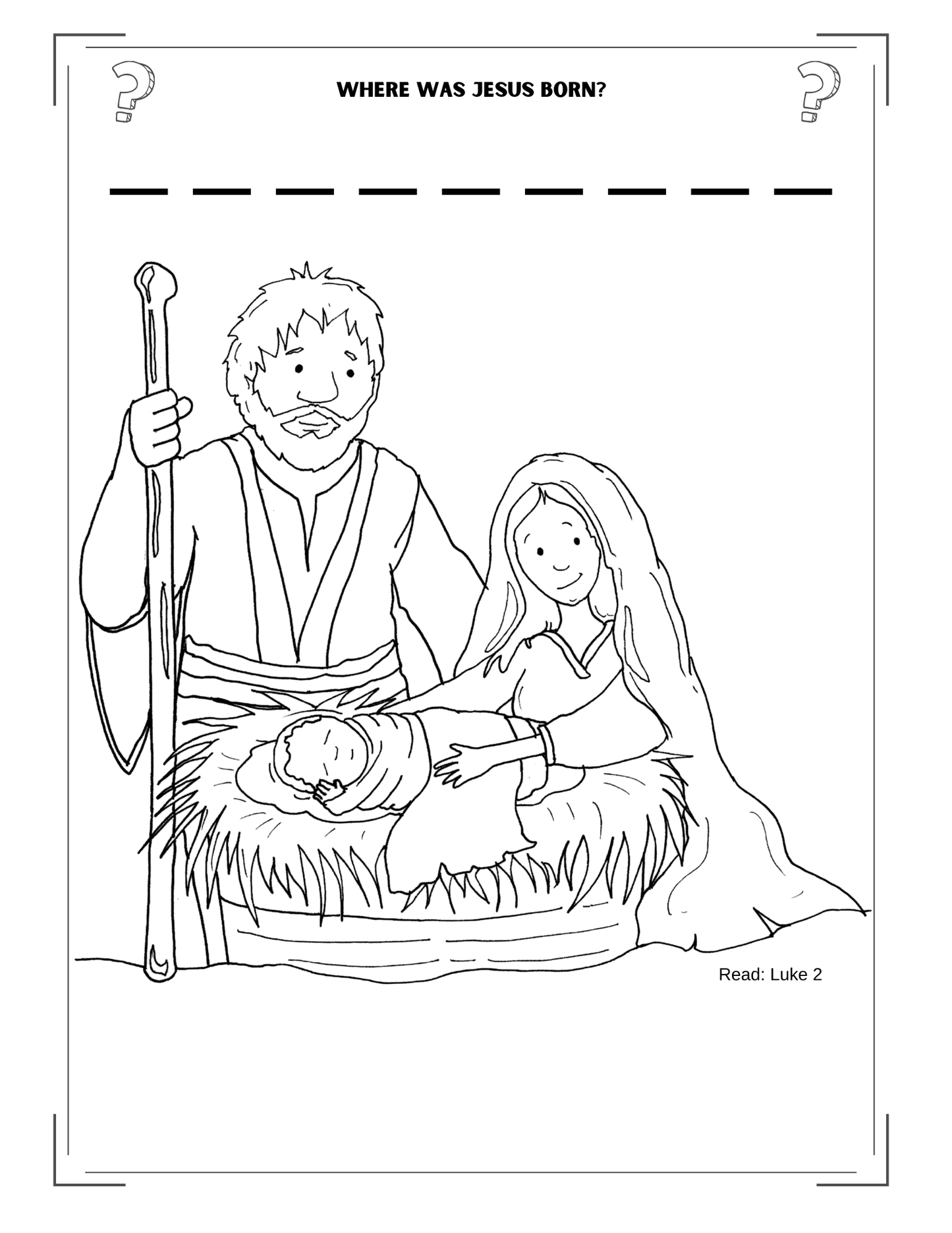 "Is It Time Yet?" Coloring and Activity Book for Advent - 38 Page Printable Download - Sunday School Store 