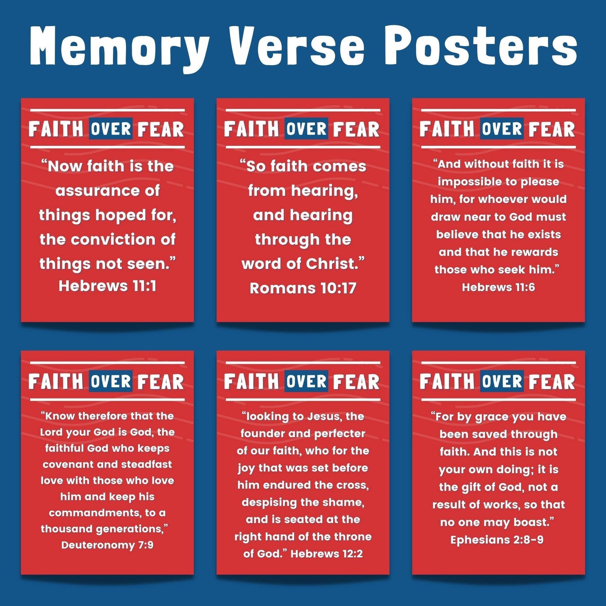 Faith Over Fear: 5-Week Curriculum (download only) - Sunday School Store 