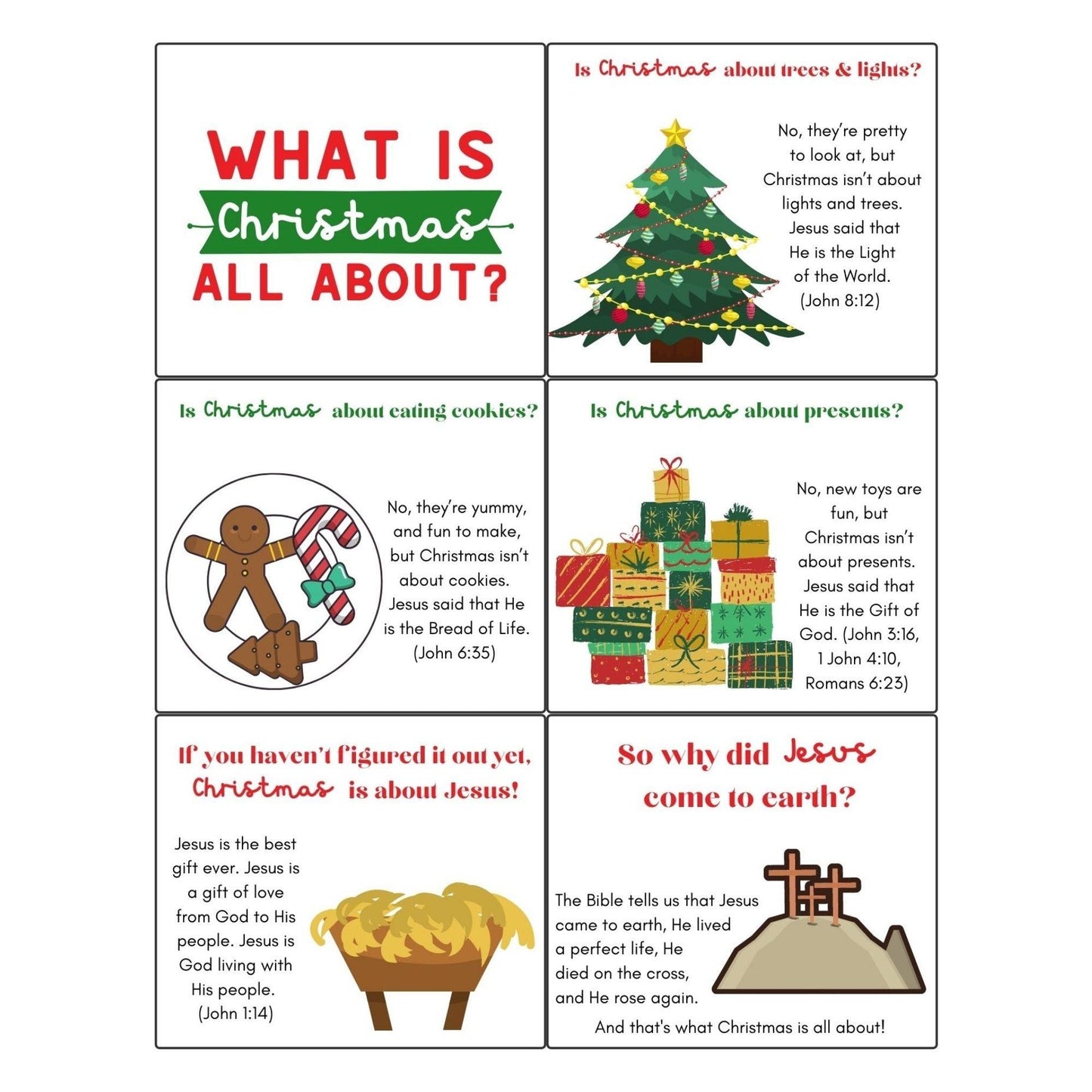 What is Christmas All About? - Gospel Coloring Book (download only) - Sunday School Store 