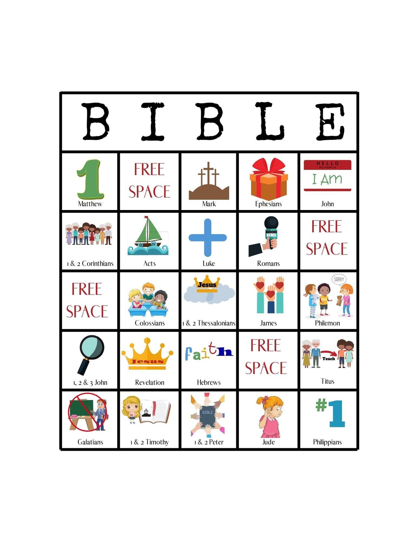 Bible Game Bundle  (printable download) - Sunday School Store 