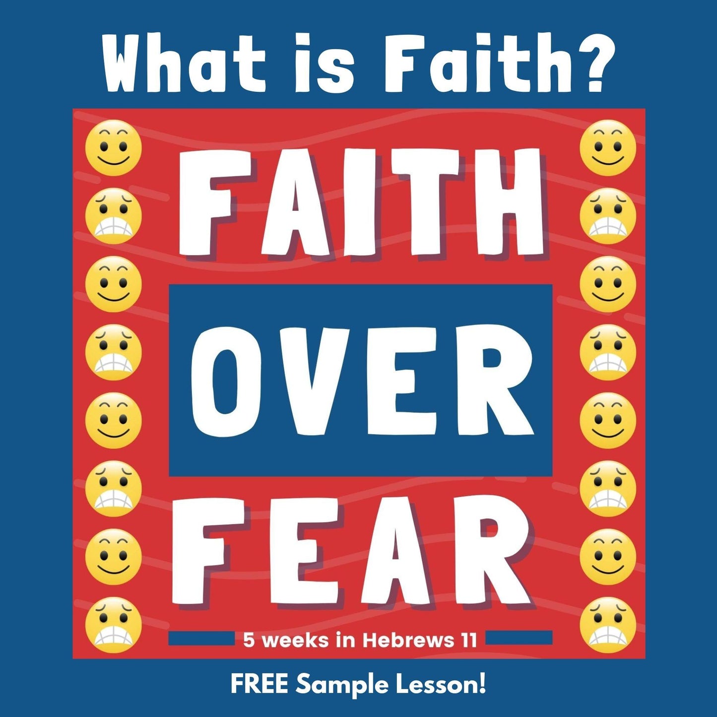 "Faith Over Fear" Free Sample Lesson (download only) - Sunday School Store 