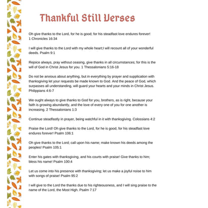 Free Thanksgiving Sunday School Lesson (download only) - Sunday School Store 