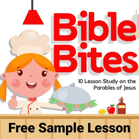 Parable of the Lamp Stand Bible Bites Sample Lesson (free download) - Sunday School Store 