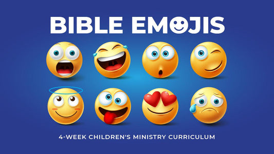 Bible Emojis 4-Week Children’s Ministry Curriculum - Sunday School Store 