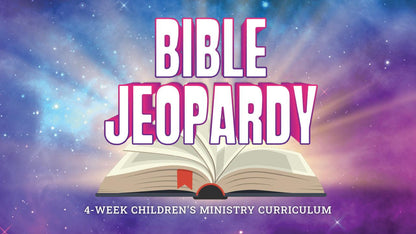 Bible Jeopardy 4-Week Children’s Ministry Curriculum - Sunday School Store 