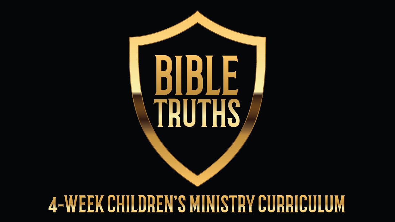 Bible Truths 4-Week Children’s Ministry Curriculum - Sunday School Store 