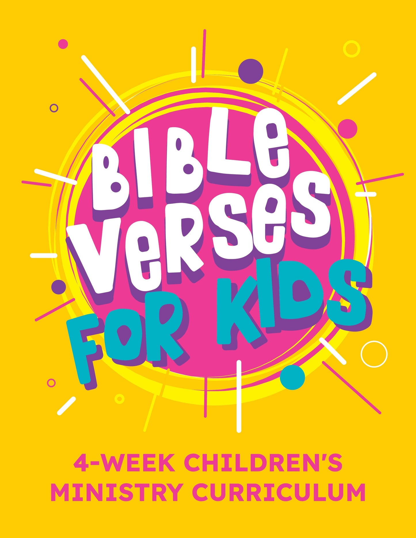 Bible Verses for Kids 4-Week Children’s Ministry Curriculum - Sunday School Store 