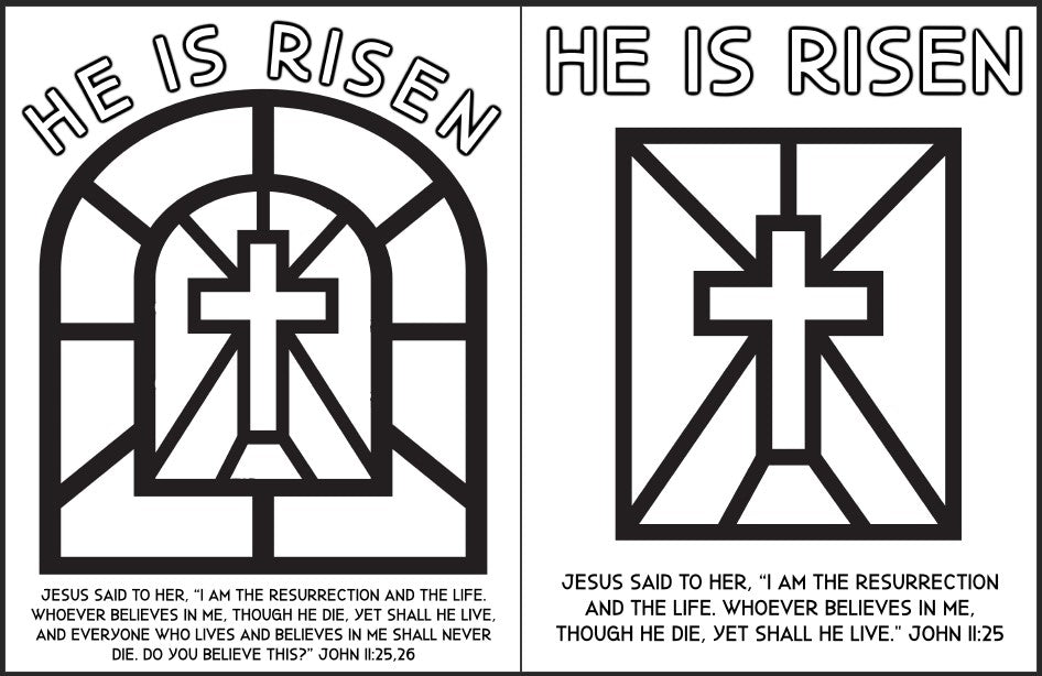 easter coloring pages jesus is alive