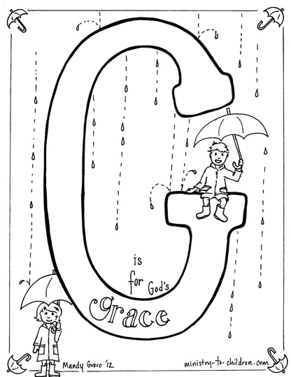 Bible Alphabet Coloring Pages (26 pages) download only - Sunday School Store 