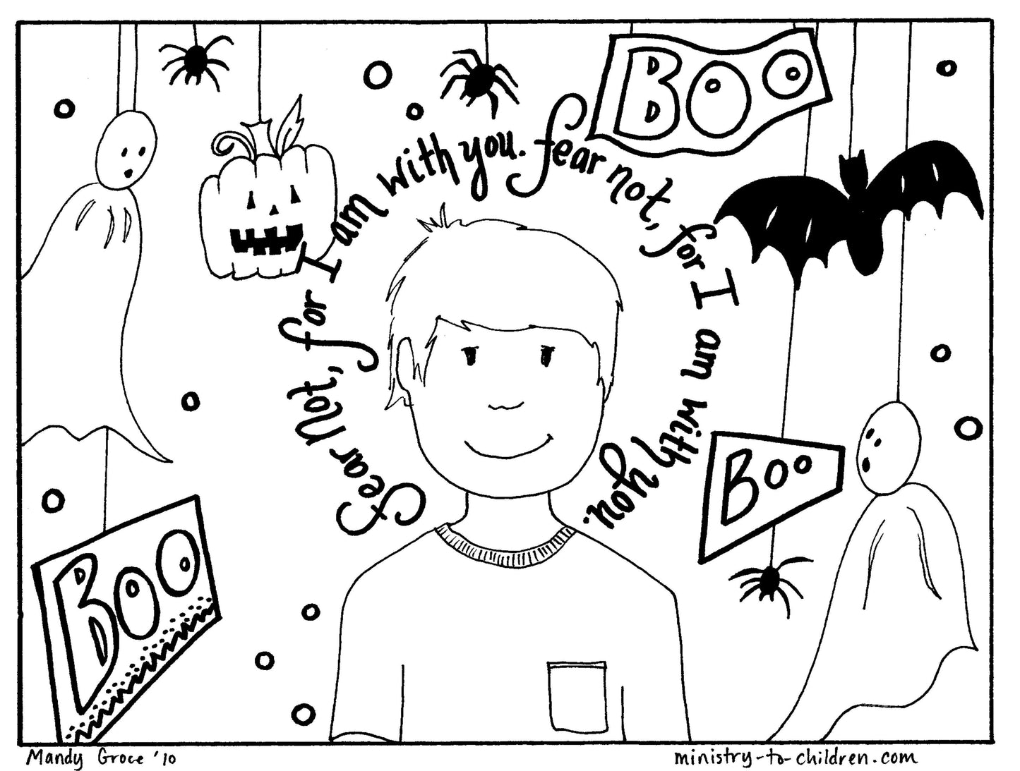 Do Not Fear Coloring Sheets (FREE) 6-Page PDF Download - Sunday School Store 