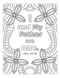 Bible Memory Verse Coloring Book (31 Pages) download only - Sunday ...