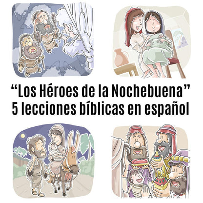 “Los Héroes de la Nochebuena”  5 lecciones bíblicas en español (5-Week Christmas Curriculum in Spanish)  (download only) - Sunday School Store 