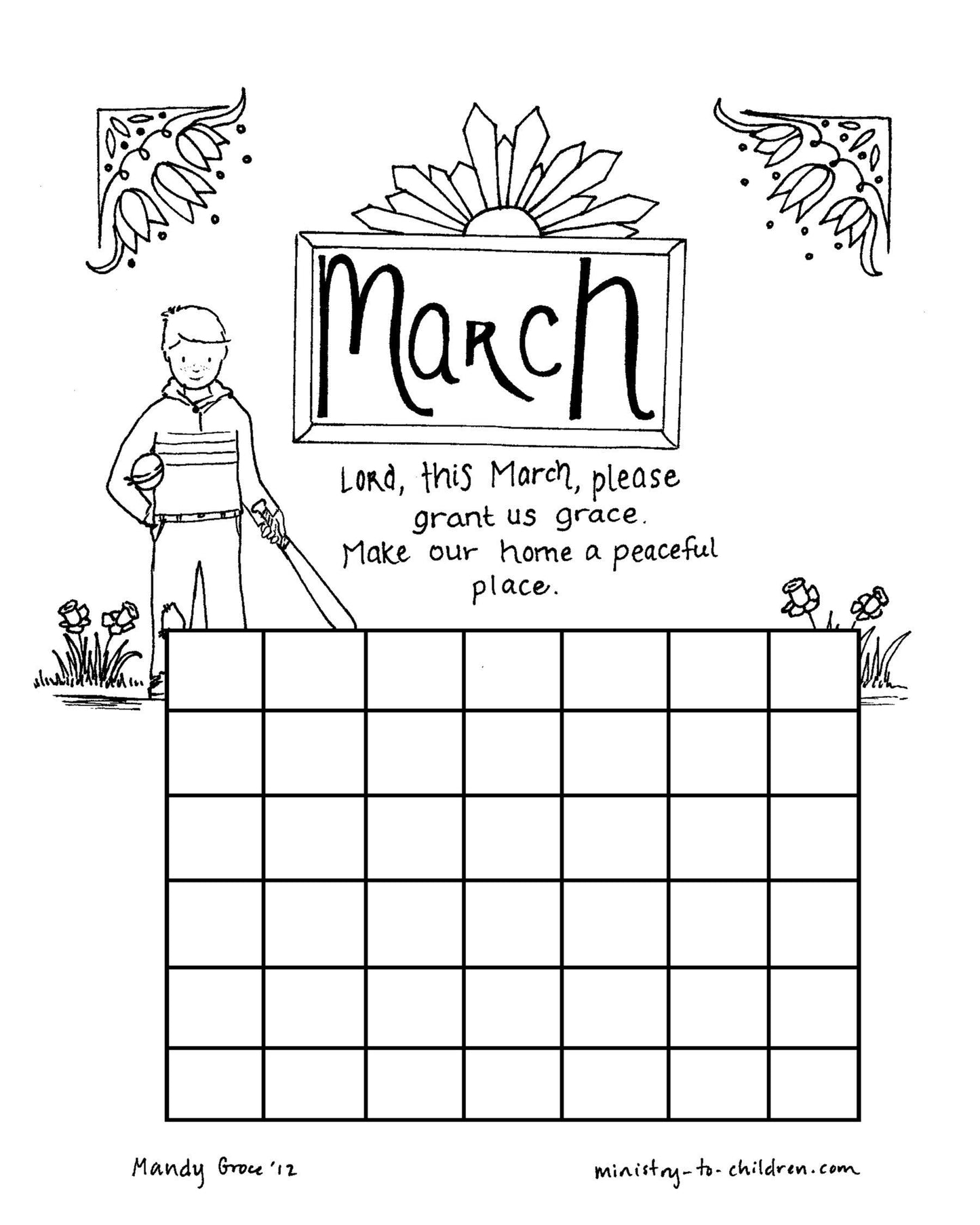 New Year Coloring Pages - Calendar, Seasons, and Daily Routine - 40 Page Download - Sunday School Store 