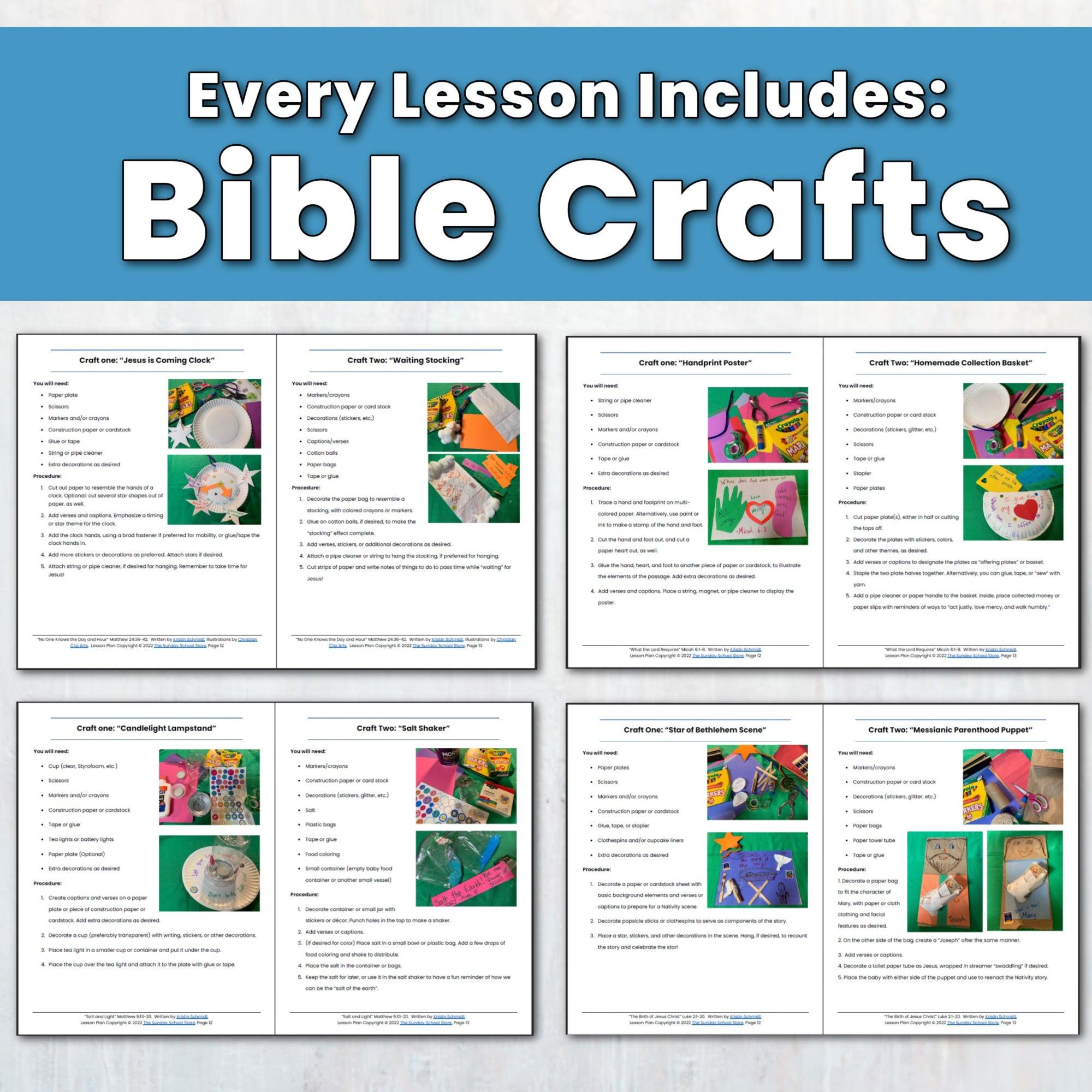 Print & Teach ⏩ Sunday School Curriculum For Kids (Bundle Deal ...