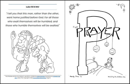 The Pharisee and the Tax Collector (Luke 18:9-14) Printable Bible Lesson & Sunday School Activities - Sunday School Store 