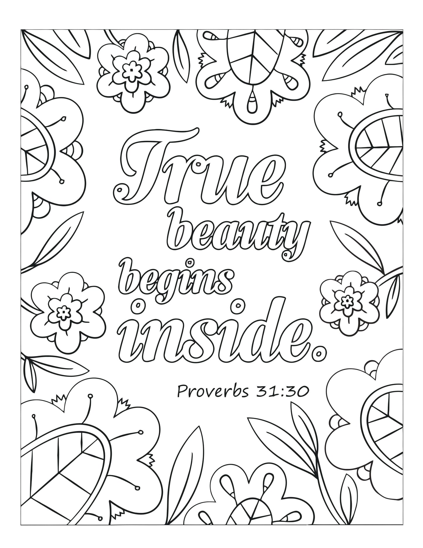 Bible Memory Verse Coloring Book (31 Pages) download only - Sunday School Store 