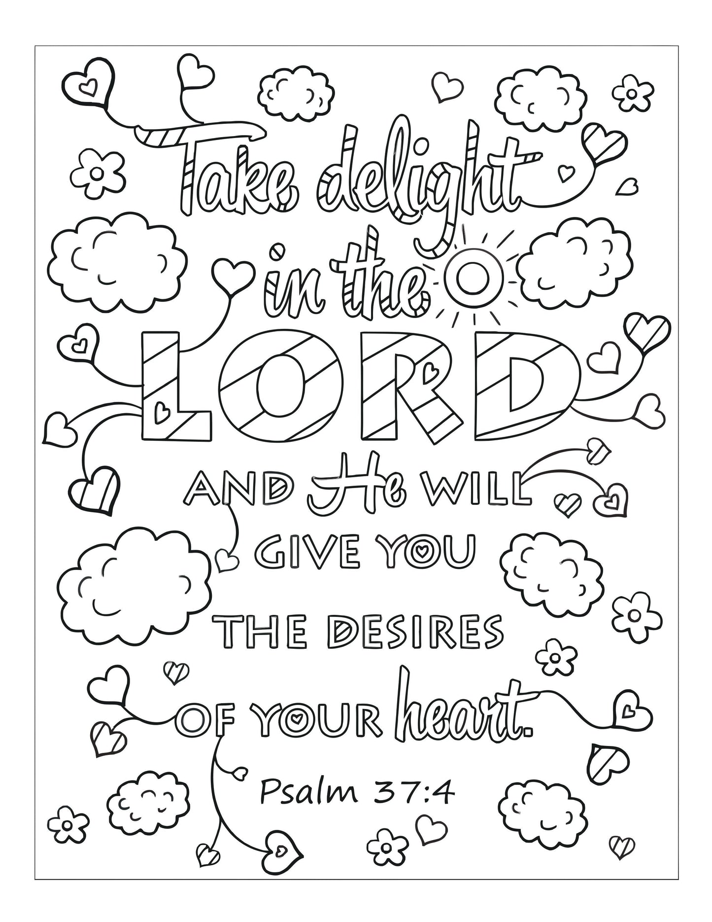 Bible Memory Verse Coloring Book (31 Pages) download only - Sunday School Store 