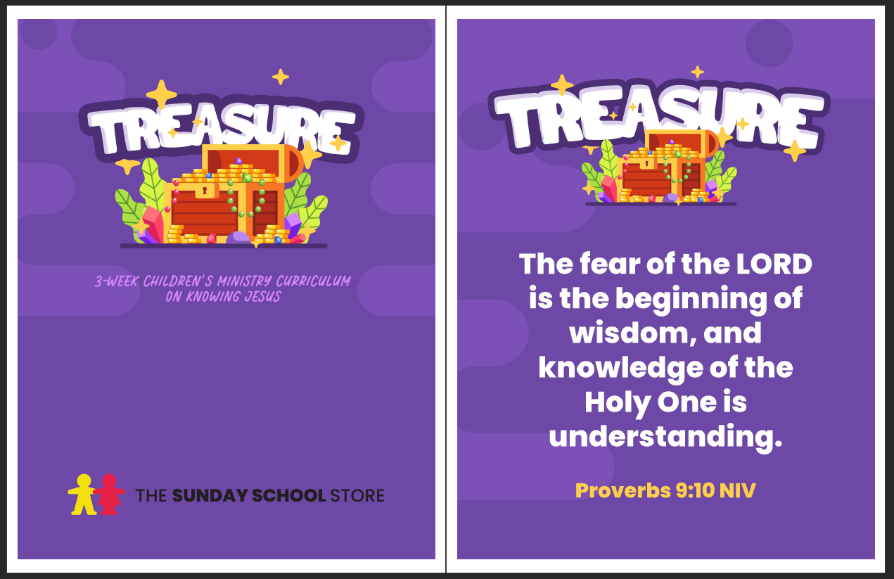 Treasure: 3-Lesson Sunday School Curriculum for Kids