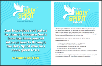 The Holy Spirit and Me: 4-Week Children's Ministry Curriculum