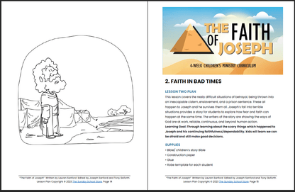 The Faith of Joseph: 4-Week Children's Ministry Curriculum