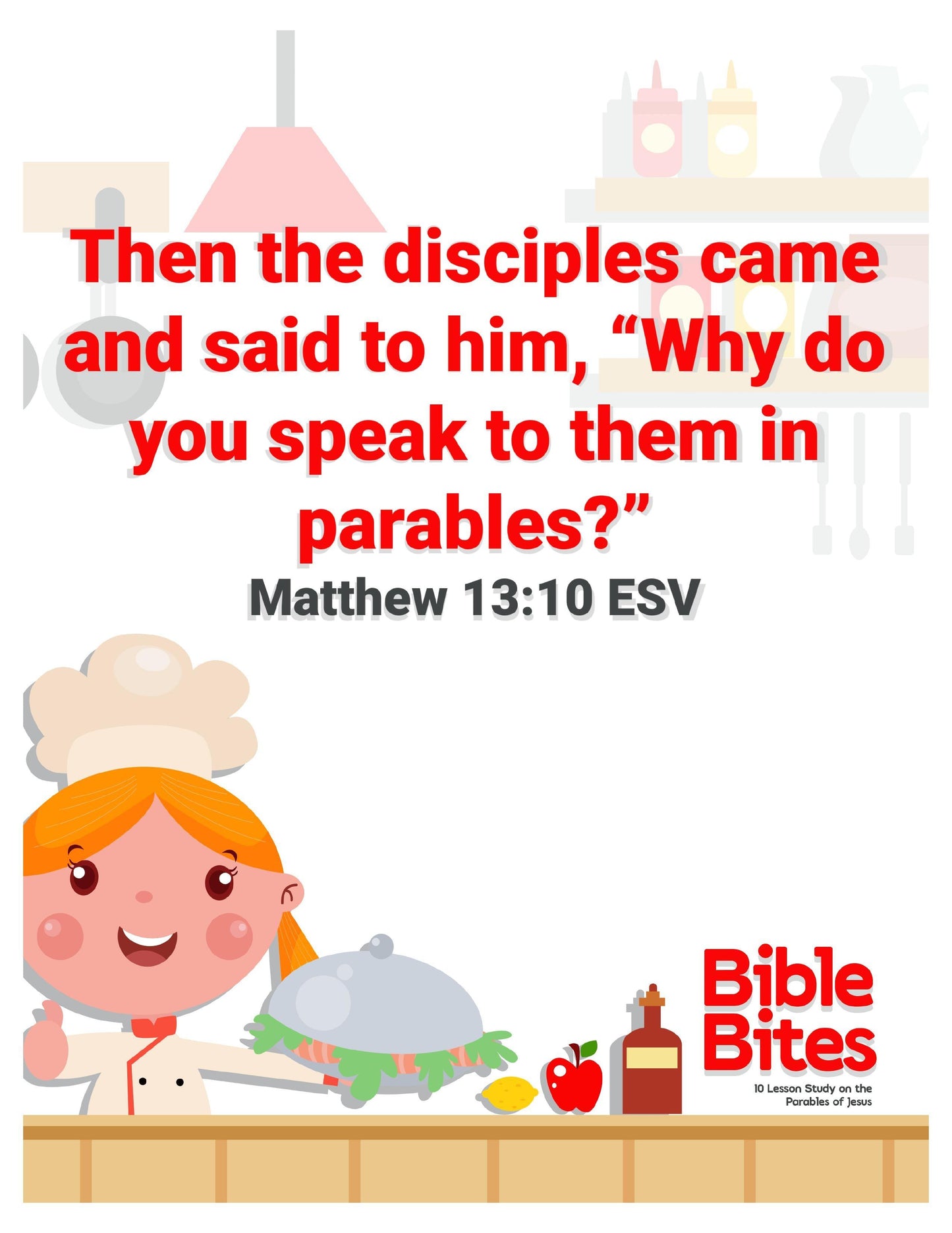 Parable of the Lamp Stand Bible Bites Sample Lesson (free download) - Sunday School Store 