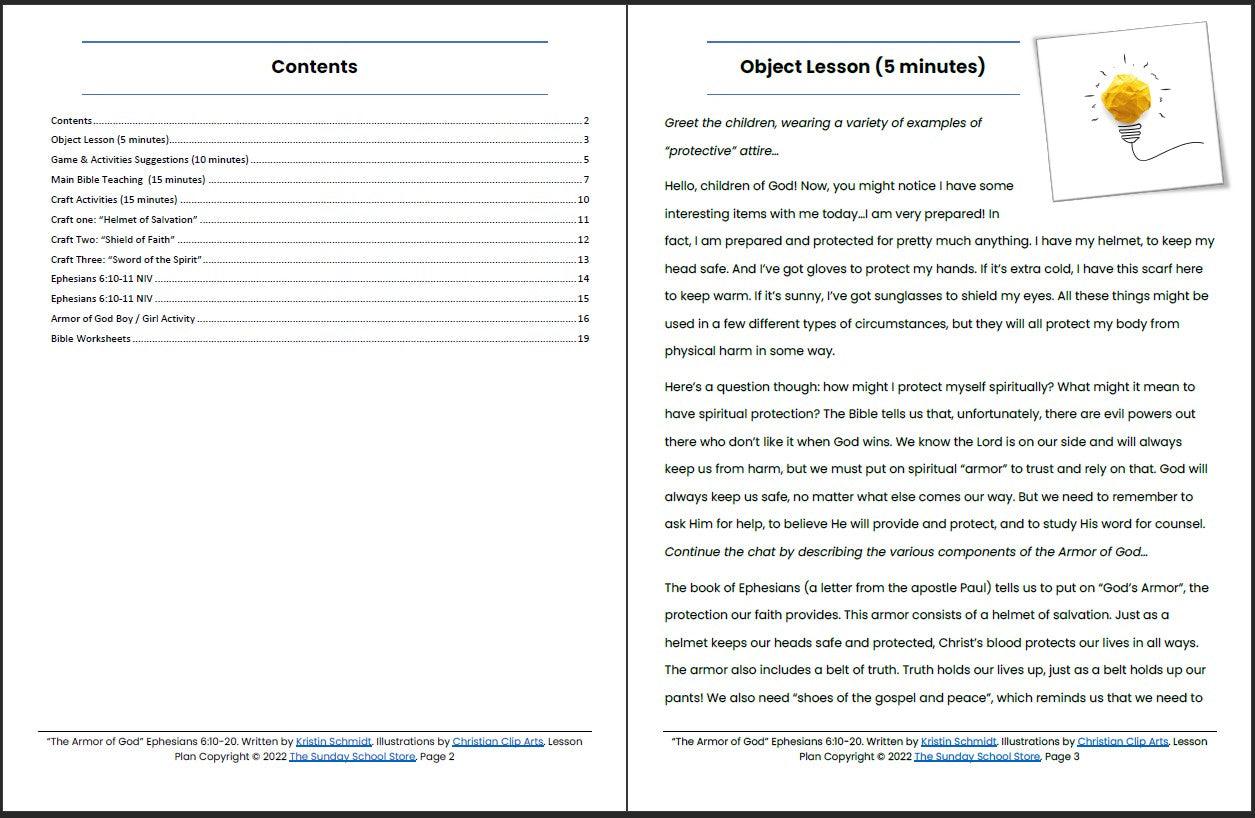 the-armor-of-god-ephesians-6-10-20-printable-bible-lesson-sunday-s-sunday-school-store for Free Printable Bible Study On Ephesians The Armor of God (Ephesians 6:10-20) Printable Bible Lesson & Sunday S – Sunday School Store for Free Printable Bible Study On Ephesians