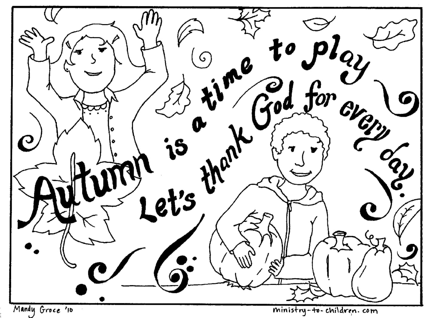 Thanksgiving Coloring Pages (FREE) 8-Page PDF Download - Sunday School Store 