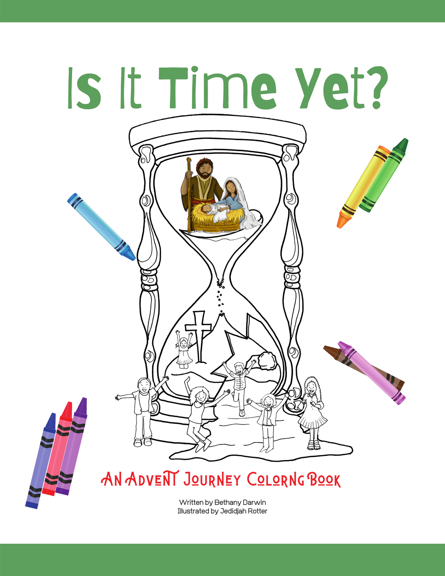 "Is It Time Yet?" Coloring and Activity Book for Advent - 38 Page Printable Download - Sunday School Store 