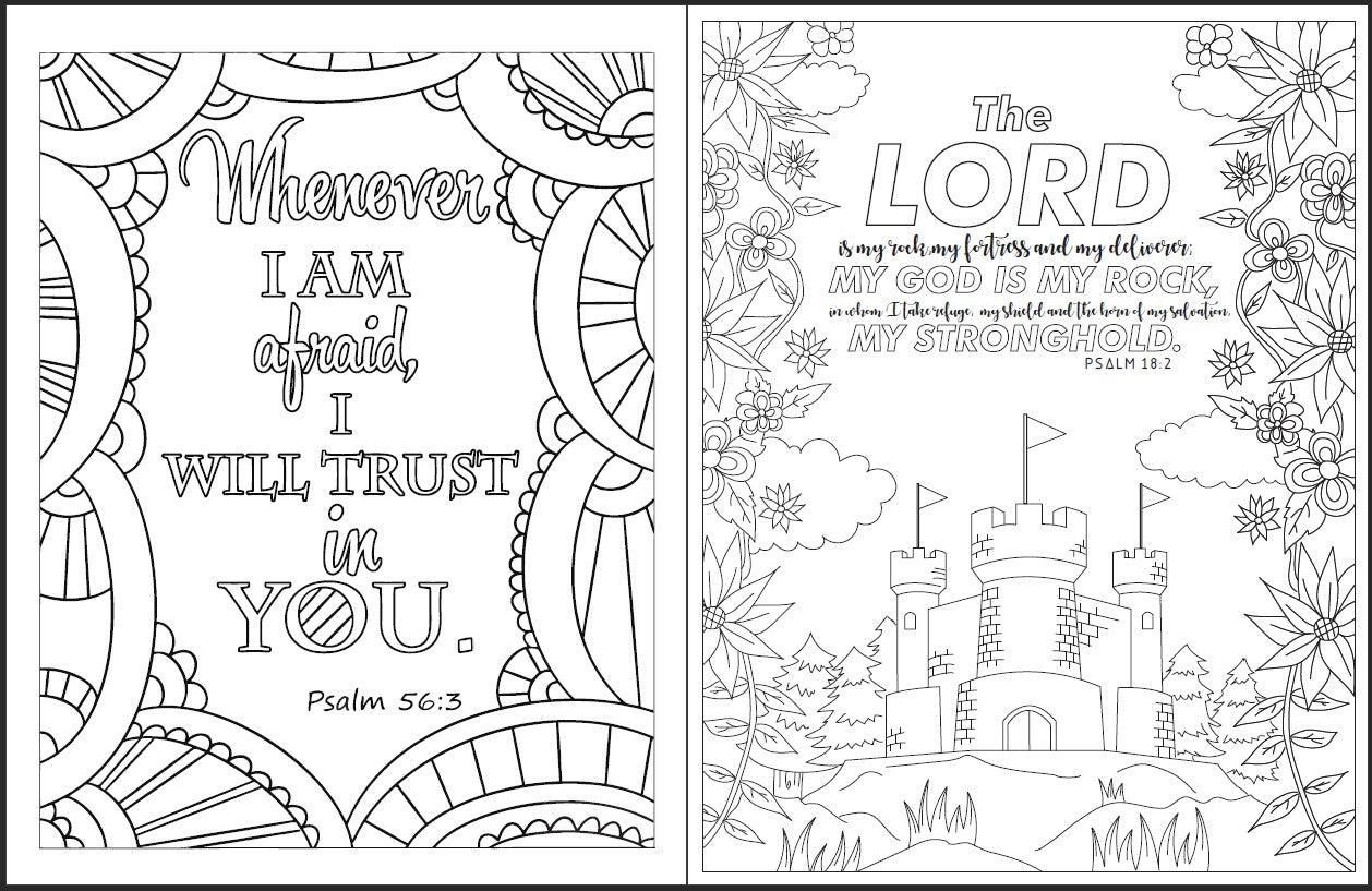 Do Not Fear Coloring Sheets (FREE) 6-Page PDF Download - Sunday School Store 