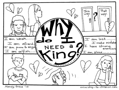 Jesus is my King: 5-Page Coloring Book (FREE) download only - Sunday School Store 