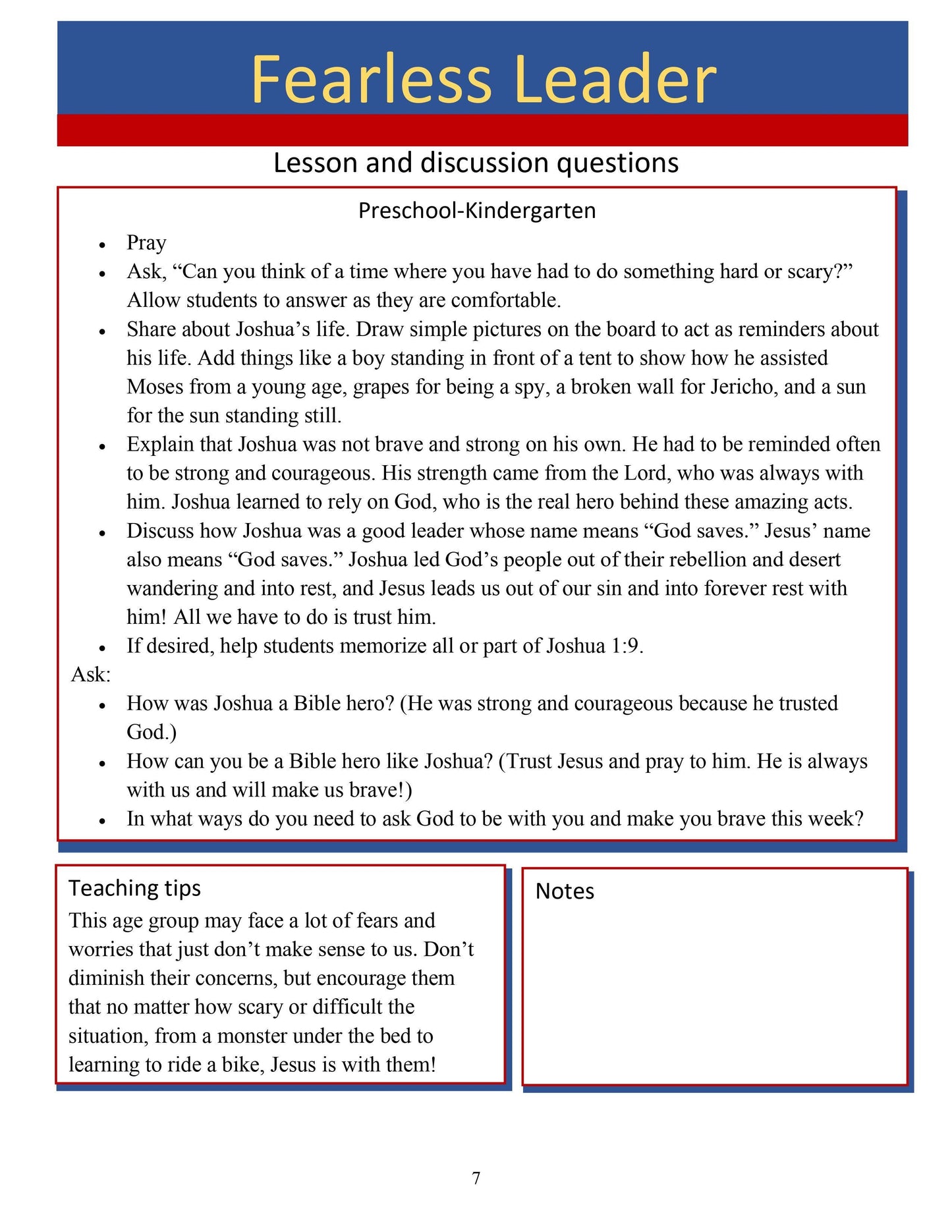 Bible Heroes Unit Two: 5-Lesson Sunday School Curriculum (download only) - Sunday School Store 